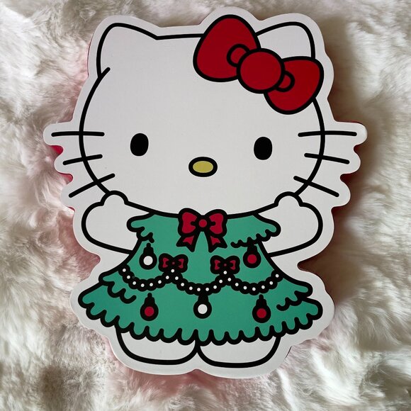 Sanrio Hello Kitty Christmas Tree‎ Holiday Wall Sign - Picture 1 of 4